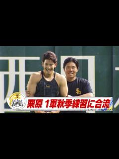 [x]栗原陵矢 1軍秋季練習に合流【スポーツキラリ★】 - YouTube