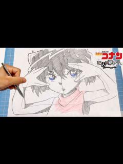 [x](名探偵コナン 犯人の犯沢さん)灰原哀シャーペンを使った簡単なイラストの描き方！イラストメイキングIllustration ...