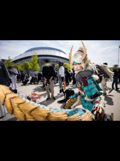 [x]sin_g@29ニコ超予定 on Twitter: "20230430 ニコニコ超会議 モンスターハンター ジンオウ装備 model：七星 ...