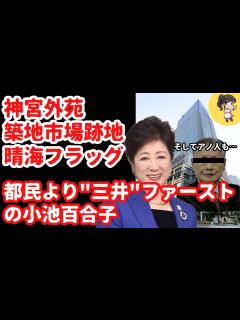 [x]東京都は都民のもの！一部企業と裏金政治家の好きにさせるな！【東京都知事選・小池百合子】 - YouTube
