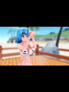 [x]多々良小傘、日焼け跡くっきりセクシービキニ姿【東方MMD】【紳士向け】 - YouTube