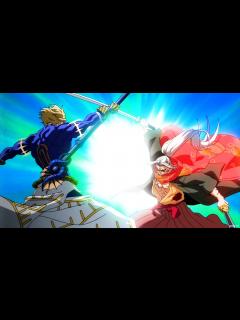 [x]終末のワルキューレII後編| Poseidon went crazy when Kojiro cut off his left arm as ...