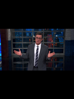 [x]Stephen Colbert mocks Trump's weird press conference with Macron | Mashable